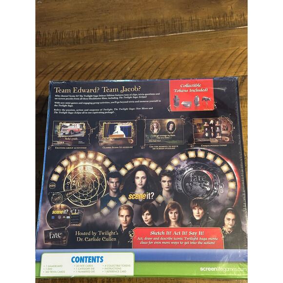 The Twilight Saga: SCENE IT? Board Game with DVD, New In Box 2010 - Picture 3 of 7